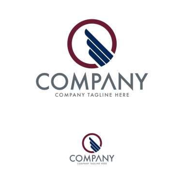 Creative Wing logo tasarım şablonu