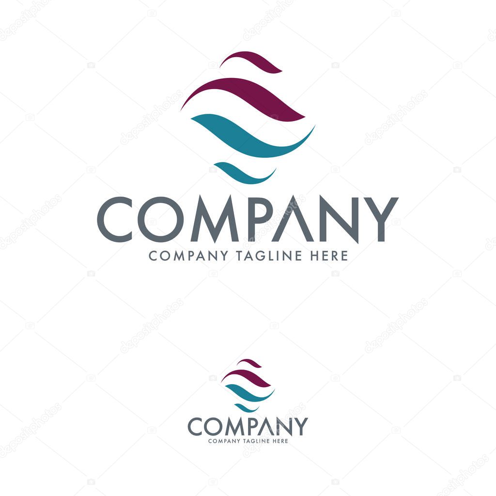 Abstract Letter S Logo Design Template