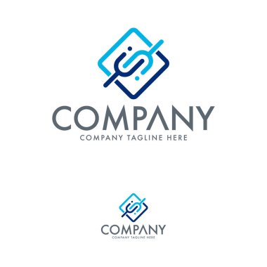 Soyut Logo Şablonu. Y Harfi Logosu. Mektup Yi Logosu