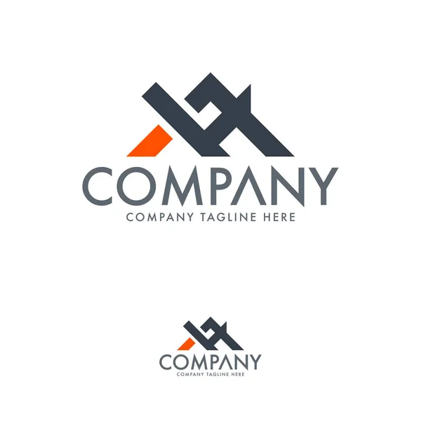 Construction Logo Template — Stock Vector