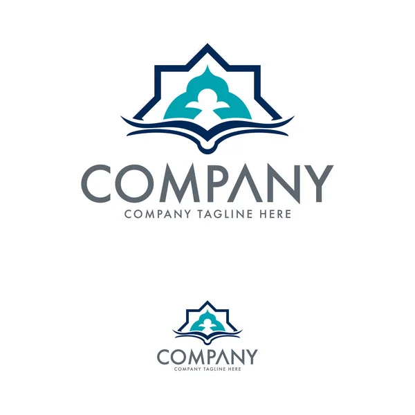 İslami Logo Şablonu. Cami logosu