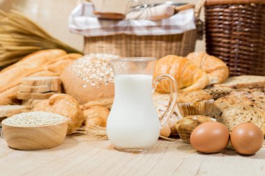 ekmek ve pastane ürünleri.