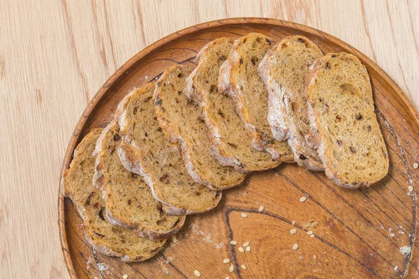 Sliced fread rutic bread. — Stock Photo, Image