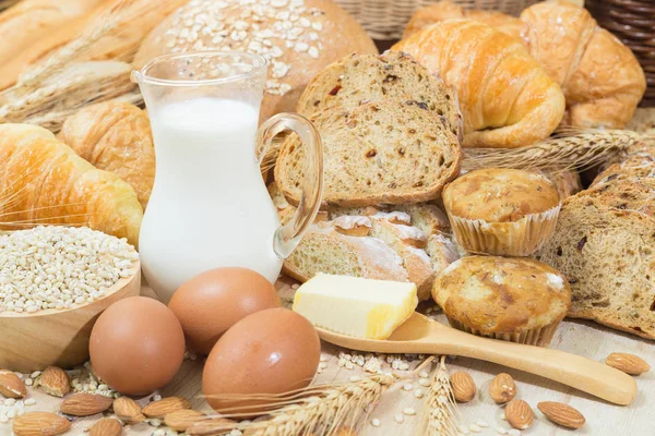 ekmek ve pastane ürünleri.