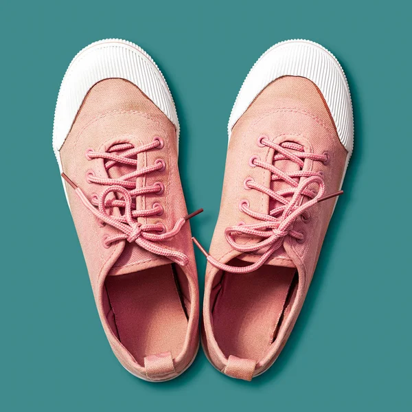 Pink sneaker shoes — Stock Photo, Image