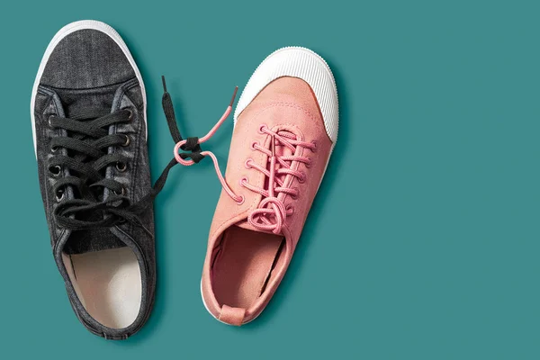 Couple shoes isolated — Stock Photo, Image