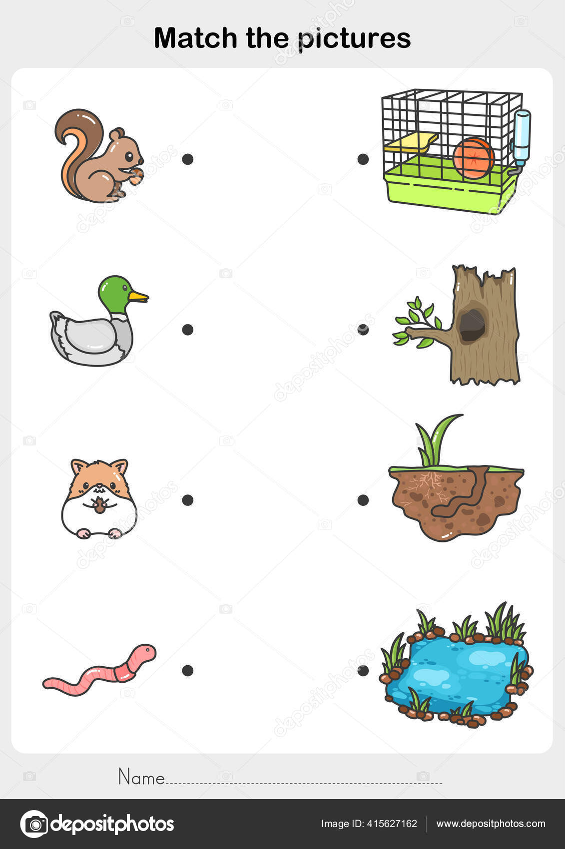 Match Pictures Animal Homes Flashcards Education Stock Vector Image by ©ae_kiku_is #415627162 Match Pictures Animal Homes Flashcards Education Stock Vector Image by ©ae_kiku_is #415627162