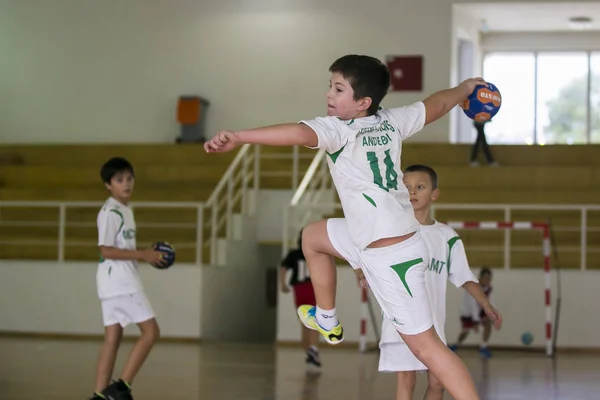 Afife Viana Castelo Portugalia Decembrie 2018 Turneul Handbal Pentru Copii — Fotografie, imagine de stoc