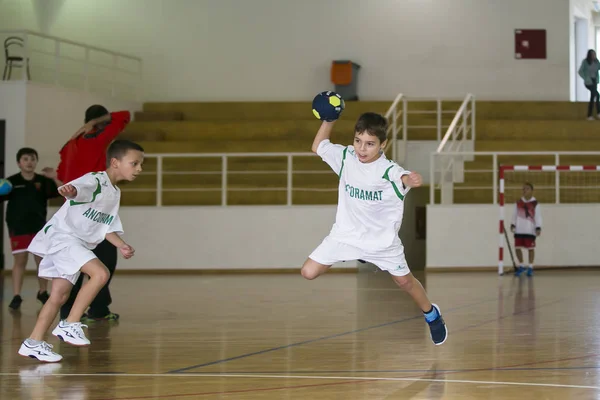 Afife Viana Castelo Portugal Dezembro 2018 Torneio Handebol Infantil Organizado — Fotografia de Stock