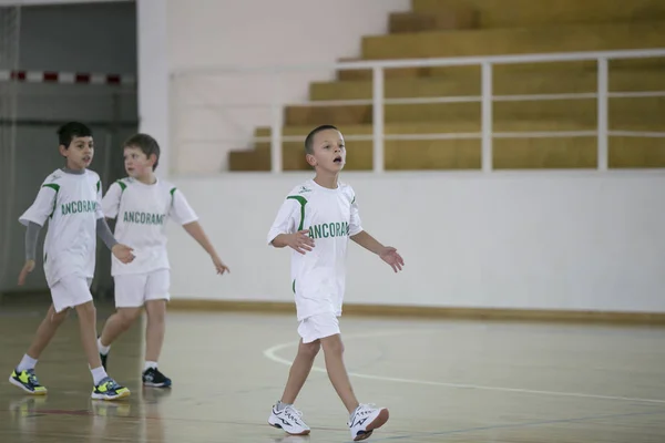 Afife Viana Castelo Portugalia Decembrie 2018 Turneul Handbal Pentru Copii — Fotografie, imagine de stoc
