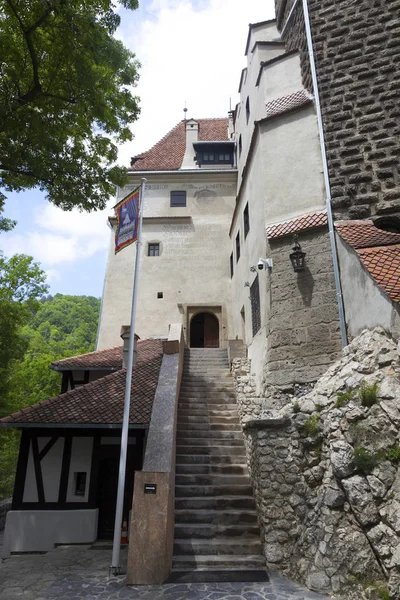 Chisinau Moldavië Juni 2018 Binnenplaats Van Kasteel Dracula Legendarische Kasteel — Stockfoto