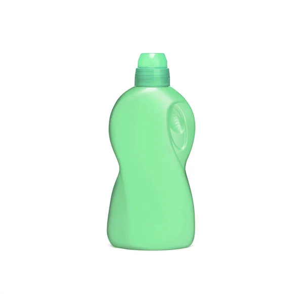 Kunststoff-Chemieflasche isoliert auf weißem Hintergrund — Stockfoto