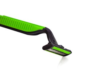 Yeşil adamlar usturası. Stüdyo çekimi beyaz izole