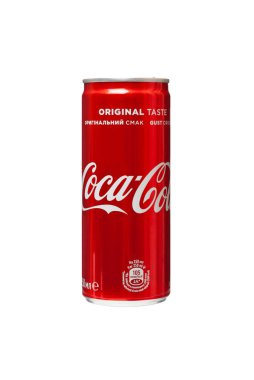 Coca-Cola olabilir 330 ml beyaz arka planda
