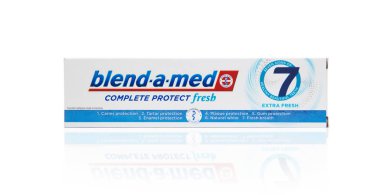 Tıbbi diş macununu harmanla, Ekstra Taze, Procter & Gamble tarafından yapıldı..