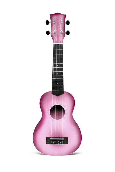 Růžová ukulele kytara — Stock fotografie