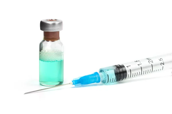 Syringe Isolated White Background Stock Image