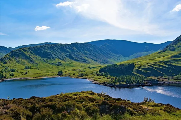 Het Veroveren Van Prachtige Pittoreske Natuur Open Ruimtes Bij Haweswater — Stockfoto