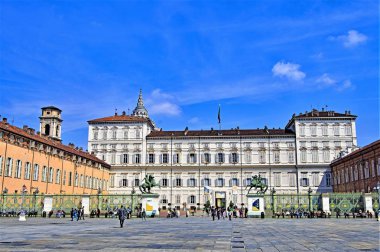 Torino Piedmont, Liguria, Kuzey İtalya antik ortaçağ mimarisi ve çağdaş binaların muhteşem bir Mekke.