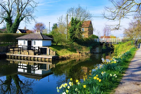 Canal Ripon Está Localizado North Yorkshire Inglaterra Foi Construído Pelo — Fotografia de Stock