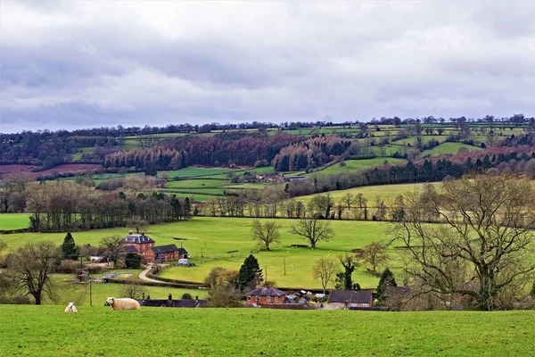 Ashbourne Tržní Město Derbyshire Dales Anglii Obsahuje Mnoho Historických Budov — Stock fotografie