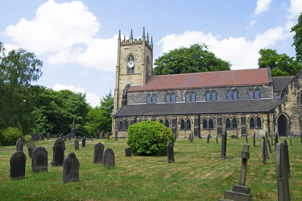 圣玛格丽特教堂在2020年5月和6月关闭期间仍然关闭 2020年5月31日星期日 英格兰南约克郡罗瑟汉的圣玛格丽特教堂斯温顿教堂 — 图库照片
