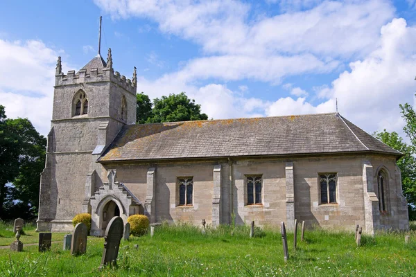 Chiesa San Pietro Letwell Rotherham Rimane Chiusa Durante Isolamento Nel — Foto Stock