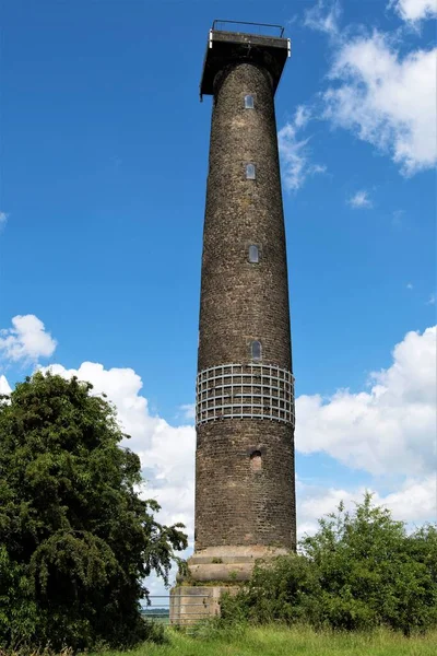 Columna Keppel Una Torre 115 Pies Grado Catalogada Como Edificio — Foto de Stock