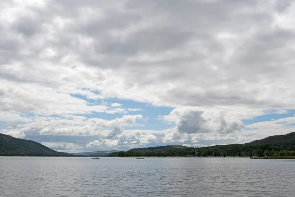 Coniston Vacker Höjdpunkt Inom Lake District Och Helt Öppen För — Stockfoto