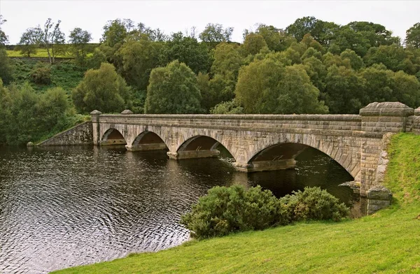 Une Vue Magnifique Sur Réservoir Leighton Accompagne Lande Accessible Partir — Photo