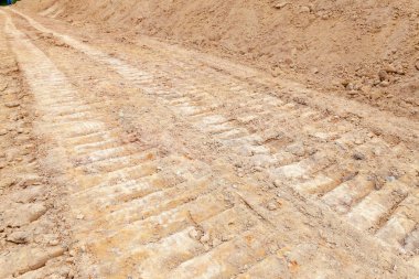 Toprak yüzeydetayları. toprak dokulu. Diggin gelen toprak