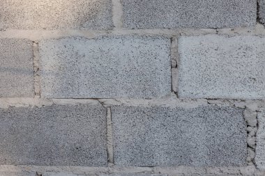 Doku eski beton blok duvar arka plan. çimento bloğu.