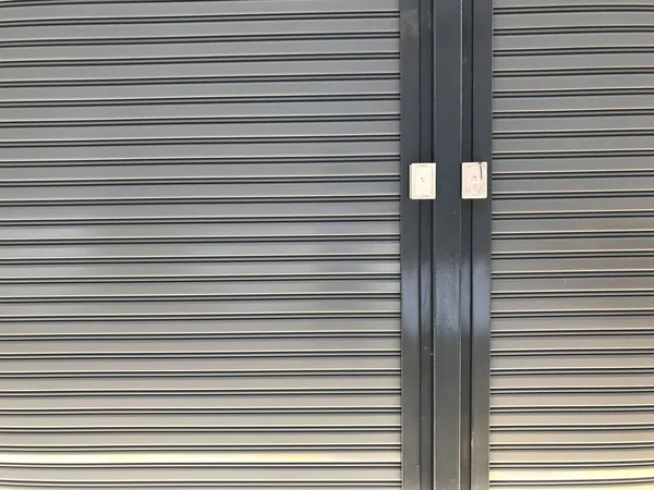 Steel warehouse door roll. Door open-close control switch