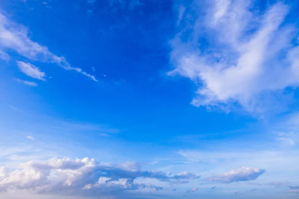 Cloud and blue sky, weather have a good day background. Sunset.