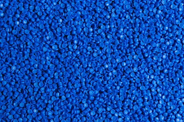 Blue plastic grain, plastic polymer granules,hand hold Polymer pellets, Raw materials for making water pipes, Plastics from petrochemicals and compound extrusion, resin from plant polyethylene.