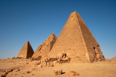 Nubian Pyramids in the Sudan (Jebel Berkal) clipart