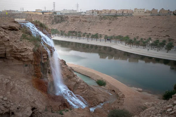 Wadi Namar Vízesés Rijád Szaúd Arábia — Stock Fotó