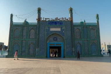 Blue Mosque in Mazar-e Sharif, Afghanistan (Shrine of Hazrat Ali) clipart
