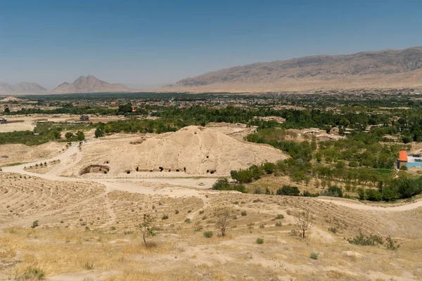 Takht Rostam Starożytny Buddyjski Stupa Klasztor Samangan Afganistan Sierpniu 2019 — Zdjęcie stockowe