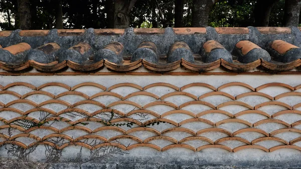 Okinawa Japonya antik şehir surları