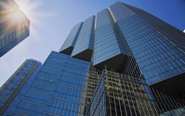 Toronto finans bölgesinin silüeti