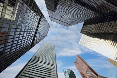 Toronto finans bölgesinin silüeti