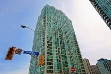 Toronto, Kanada 'daki trend bölgelerdeki apartmanlar