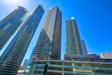 Toronto finans bölgesinin silüeti