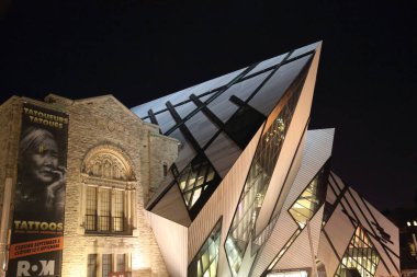 TORONTO, CANADA-HAZİRAN 5, 2017 Kraliyet Ontario Müzesi