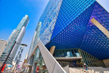Toronto, Kanada-4 Nisan 2019: Toronto 'da yeni inşa edilen Ryerson Üniversitesi