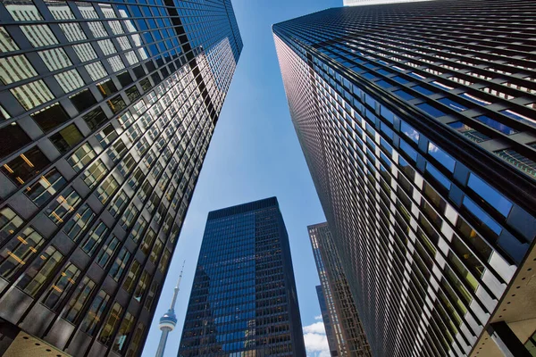 Scénická Finanční Čtvrť Toronto Panorama Centru Města — Stock fotografie