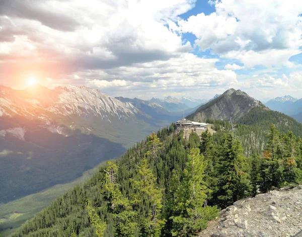 Sulphur Mountain Scenic Views Banff Alberta — Stock Photo, Image