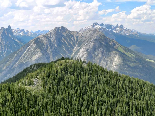 Kén Hegyi Festői Kilátás Banff Alberta — Stock Fotó