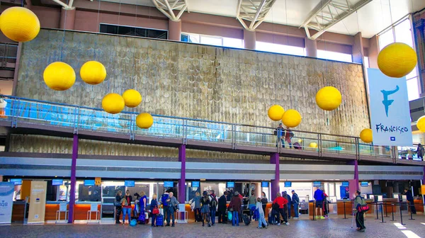 Buenos Aires Argentyna Czerwca 2017 Terminal Buquebus Łączący Buenos Aires — Zdjęcie stockowe